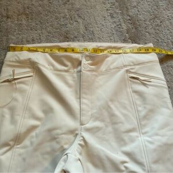 HALFDAYS Emma Soft Shell Ski Pants Snowboarding Waterproof Cream Insulated: 1X - Picture 8 of 11